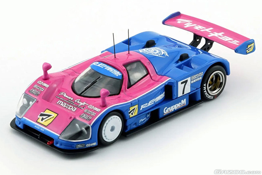 ワールドマーケットが展開するミニカー_RE雨宮カラーリングを施した787Ｂ