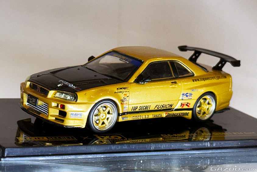ワールドマーケットが展開するミニカー_TOP SECRET R34 GOLD