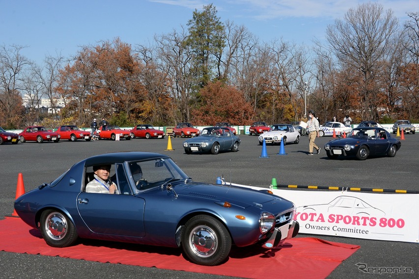 半世紀過ぎても3分の1が残るヨタハチ…トヨタスポーツ800生誕55周年祭