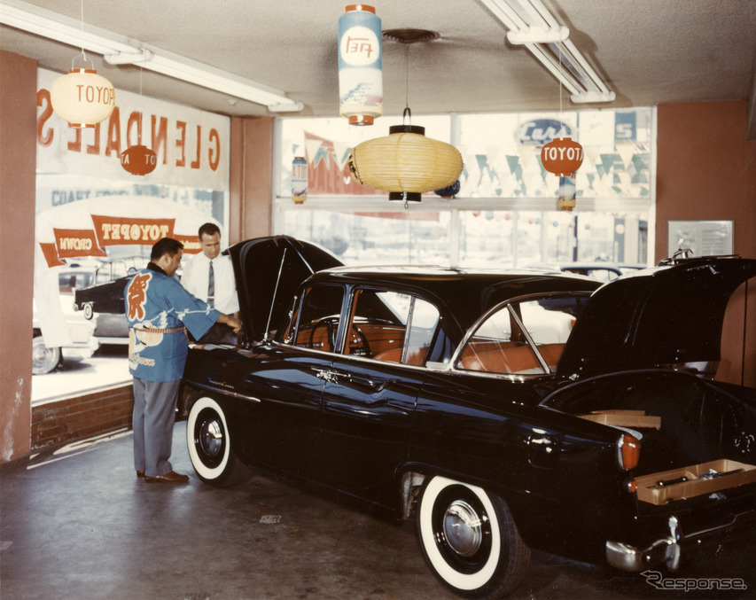 1958年のトヨタディーラー
