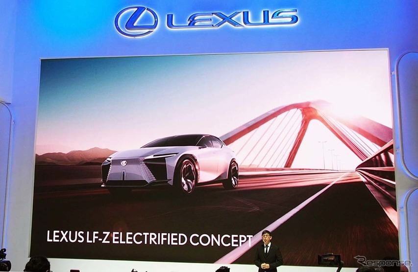 EVコンセプト「LF-Zエレクトリファイド」が新型RXにも反映された