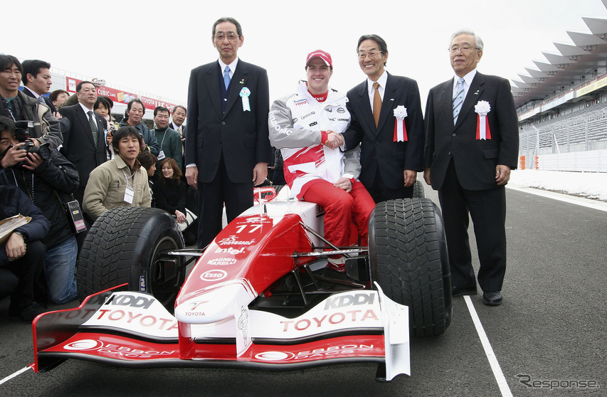 2005年、新装なった富士スピードウェイで。ドライバーはラルフ・シューマッハ