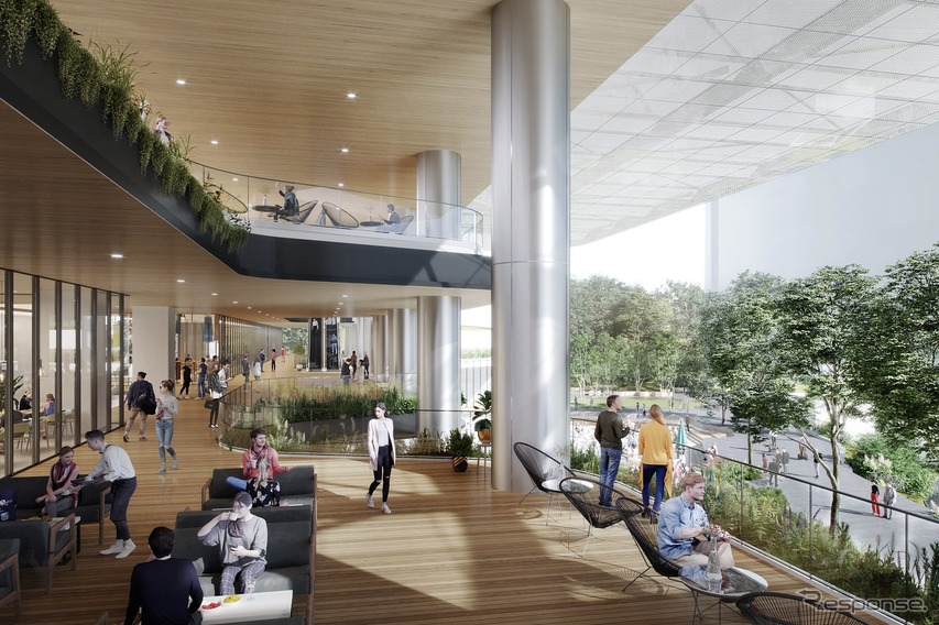 （仮称）品川駅西口地区A地区新築計画：商業テラスのイメージ