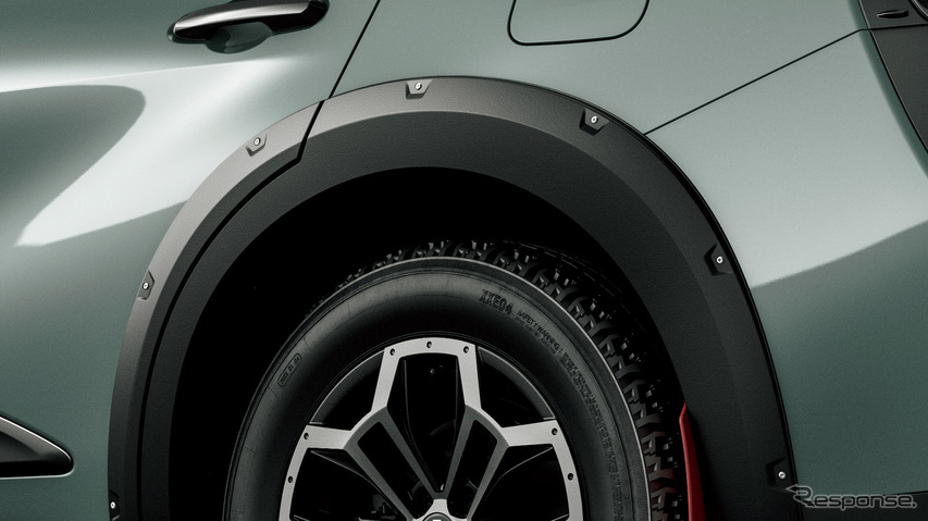トヨタ クラウン 特別仕様車 CROSSOVER RS“LANDSCAPE” 専用オーバーフェンダーモール（GORI GORI BLACK塗装）