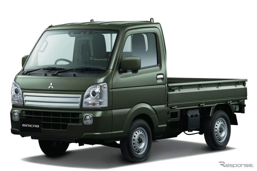 三菱『ミニキャブトラック』一部改良…安全装備の強化や燃費向上 ...