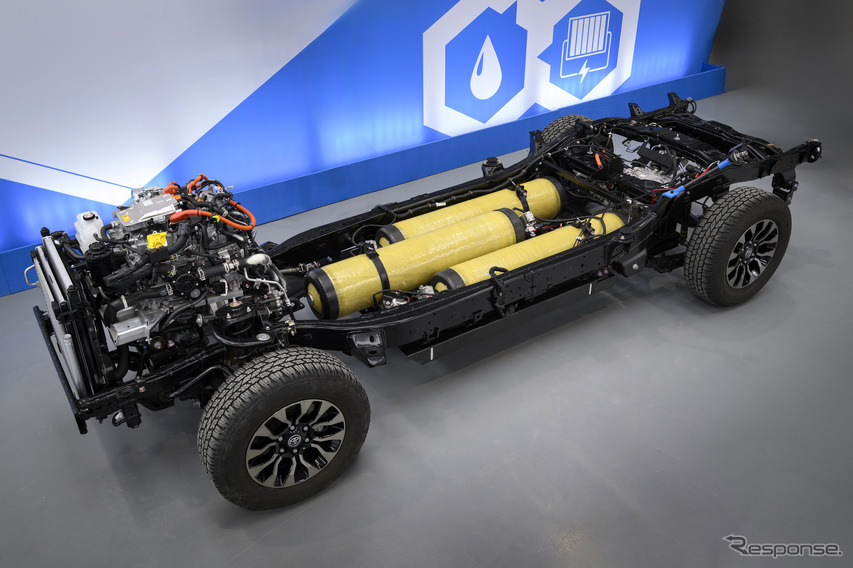 トヨタ・ハイラックス の燃料電池車の最新プロトタイプ