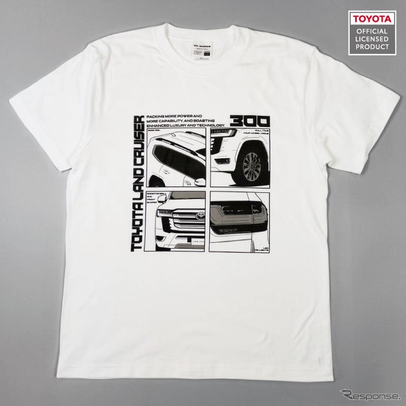 トヨタ・ランドクルーザー300 デザインTシャツ
