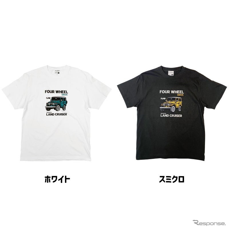 トヨタ・ランドクルーザーFJ40 デザインTシャツ