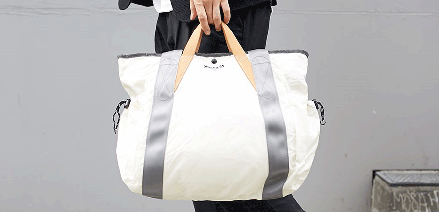 廃棄される「エアバッグ」を丈夫なバッグにリサイクル ―yoccattaTOKYO