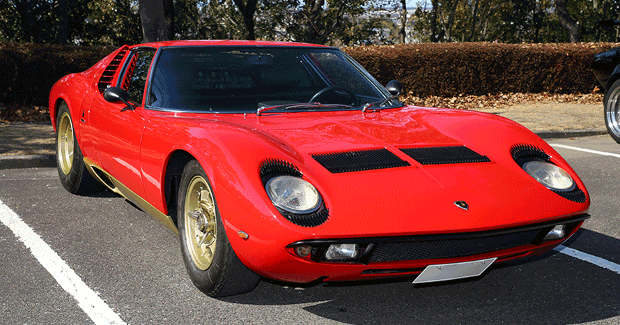 【非売品 池沢早人師】 ランボルギーニ ミウラ 中古 非売品 激レア ☆1000台限定品☆ 京商 ランボルギーニ ミウラ 1