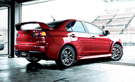 第14話 三菱ランサー エボリューションX…後ろ姿が印象的なウイング付き