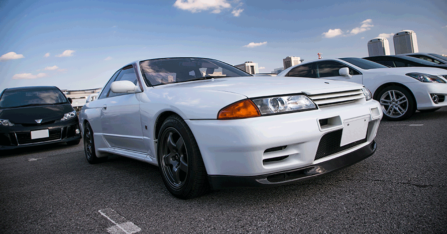 スカイライン BNR32 HCR32 R32 GTR GTS TB-STYLE フロントリップ カーボン GT-Rじゃありません！ FRスカイラインの理想の姿を追求したR32｜Motor