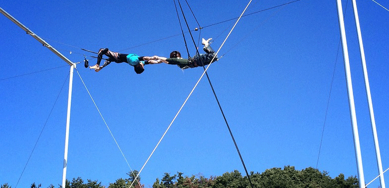 空中ブランコも体験できる！ひこねスカイアドベンチャーへドライブ