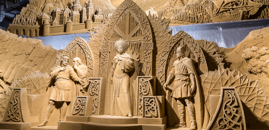 緻密すぎる像の表現にびっくり！砂の美術館で世界旅行気分を楽しもう