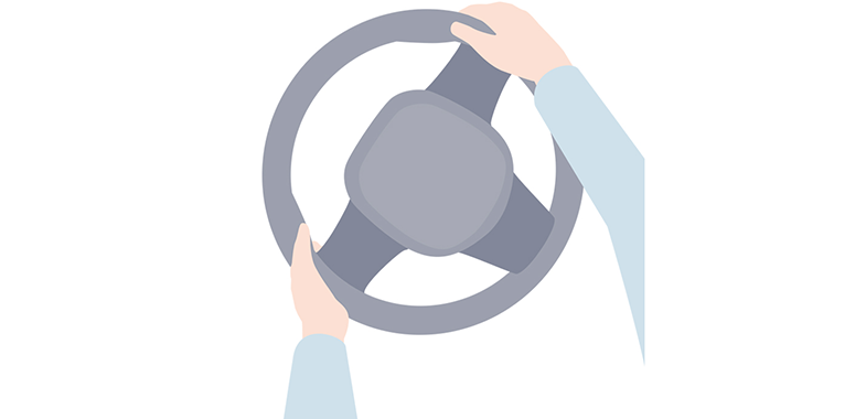 クルマの運転の基本 ハンドルの回し方 トヨタ自動車のクルマ情報サイト Gazoo