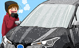 寒い日の朝 凍ったフロントガラスどうしてる クルマの運転操作 みんなはどうしている トヨタ自動車のクルマ情報サイト Gazoo
