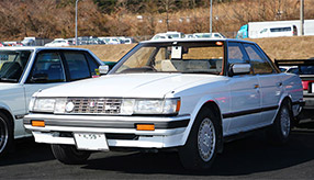 ミニカーのモデルにもなったフルオリジナルのトヨタ・マークⅡ（GX71 