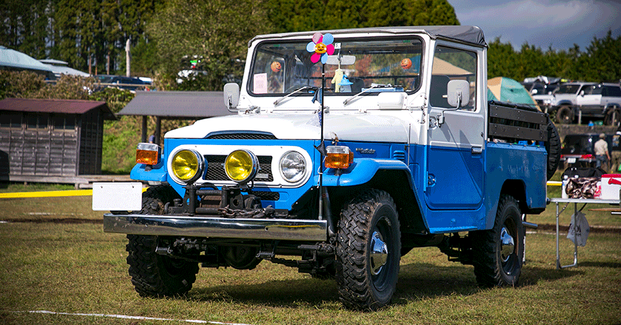 LAND CRUISER'S MEETING 愛車紹介】外出時には天気予報を常にチェック