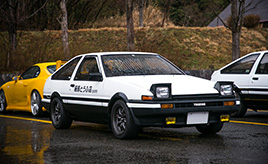 イニシャルDに憧れて手に入れたのは、トヨタが展示に使ったあの  