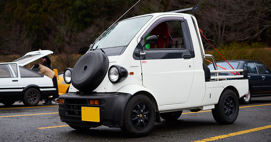 子供にも大人気な可愛らしいフォルムのミゼットII。ロールバーや