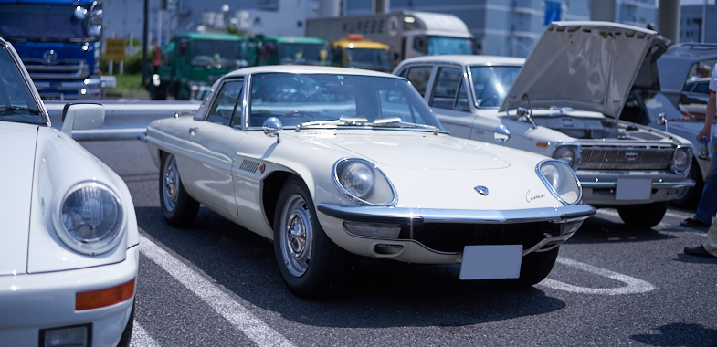 ロータリーエンジンの始祖、マツダ・コスモスポーツを31年間乗り続ける