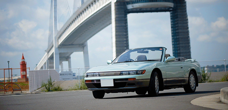 アートフォースの極み。1人のオーナーの元で暮らす、日産・シルビア