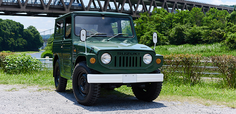 日本車ならではの美学を未来のクルマ好きに見せたい。1973年式スズキ