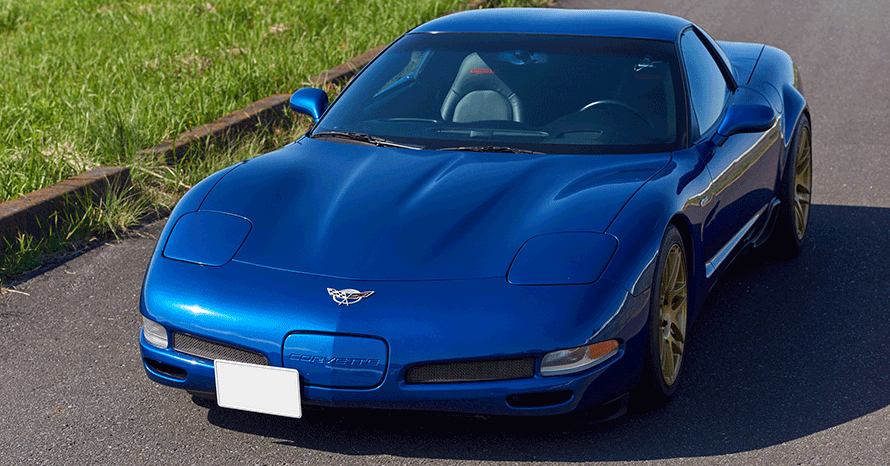 アメリカから連れ帰った、貴重な2003年式シボレー・コルベットZ06（C5