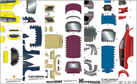 中級 親子で楽しめるgazooペーパークラフト 最新車種を追加 第6弾 ハイラックス カローラツーリング Mirai カムリ トヨタ 自動車のクルマ情報サイト Gazoo