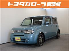 日産　キューブ 15X インデイゴプラ