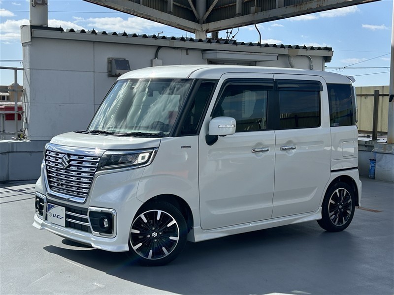 スペーシアカスタム HV XSTカメラ（553029802914）の中古車 | トヨタ