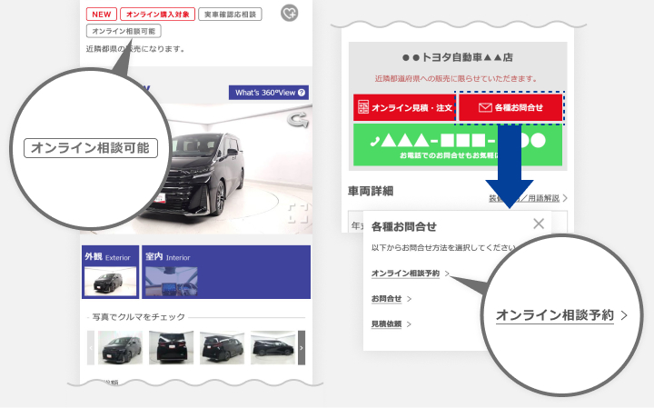 STEP 01　サービス対象のクルマを選ぶ