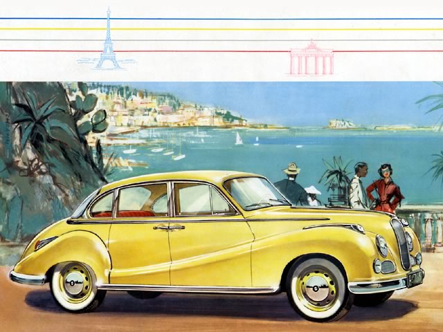 車 クラシックカー ダイキャスト ミニカー ＢＭＷ５０２ (1954〜1963