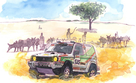パリ＝ダカールラリー――砂漠の覇者Mitsubishi（1997年）
