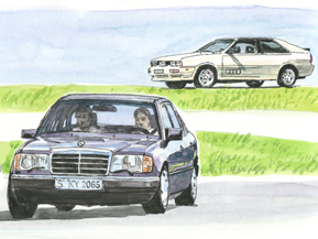 ドイツ車の覇権　メルセデス・ベンツ、BMW、アウディ（1985年）