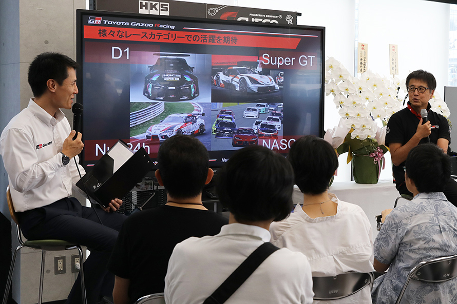 レースを前提に作られた『GR スープラ』。D1、NASCAR、ニュル24時間そして来年から導入されるSuper GTとレースを席捲していく