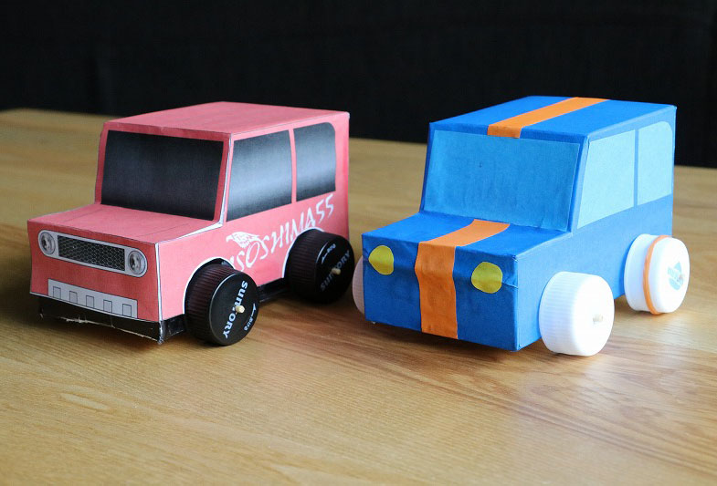 クルマ好きの自由研究にオススメ プルバックカーを作ってみよう トヨタ自動車のクルマ情報サイト Gazoo