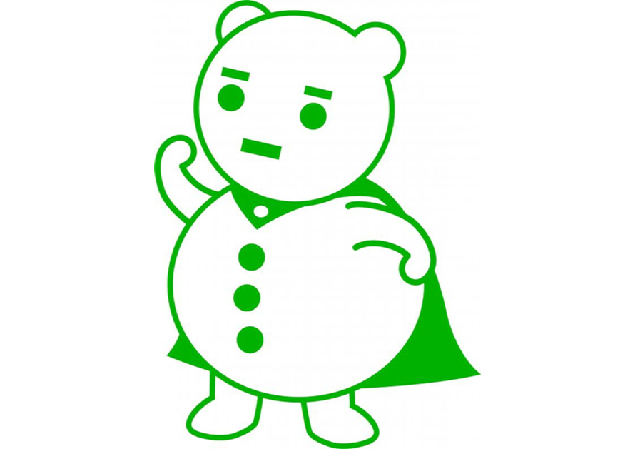 札幌市雪対策室の公式キャラクター「ゆきだるマン」