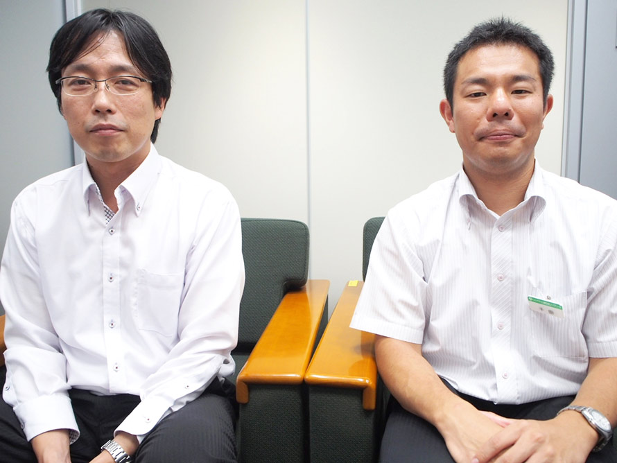 （左から）株式会社SECプランニング　秋山健一さん、JR東日本レンタリース株式会社　千田遼典さん