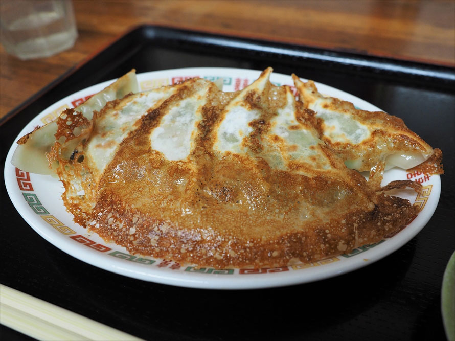 夜のみ提供となる手作り餃子もとってもおいしい