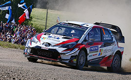 【トヨタ WRC】第8戦3日目、首位タナックが総合2位とのタイム差を拡大