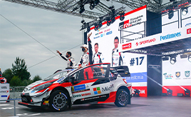 【トヨタ WRC】第4戦初日、ラリー・エストニアが開幕 オジエがSS1でライバルとベストタイムを分け合う