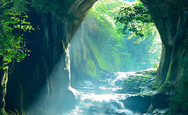幻想的な光景に思わずため息！話題の濃溝の滝へドライブ　千葉県君津市