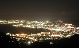 琵琶湖と市街地がキラキラ輝く！ドライブ＆絶景スポット・夢見が丘　滋賀県大津市