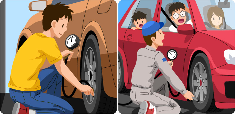 タイヤの空気圧どのようにチェックしてる クルマの運転操作 みんなはどうしている トヨタ自動車のクルマ情報サイト Gazoo