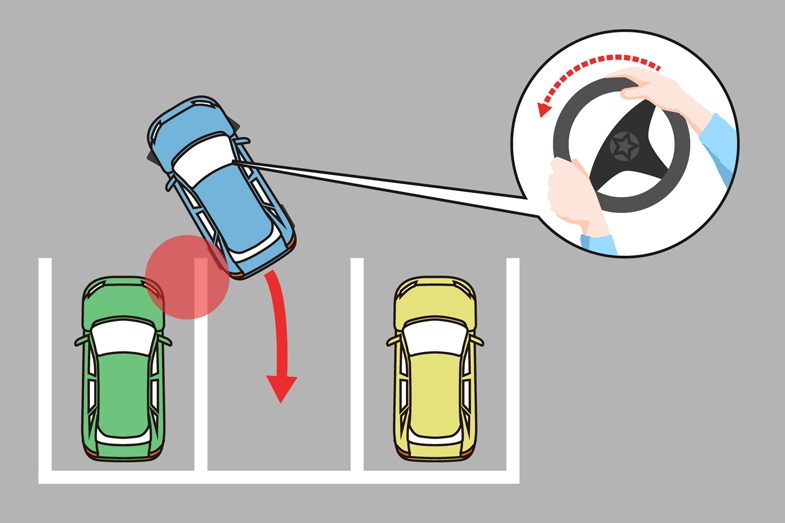 車庫入れのコツ（クルマの運転 苦手克服） | トヨタ自動車のクルマ情報