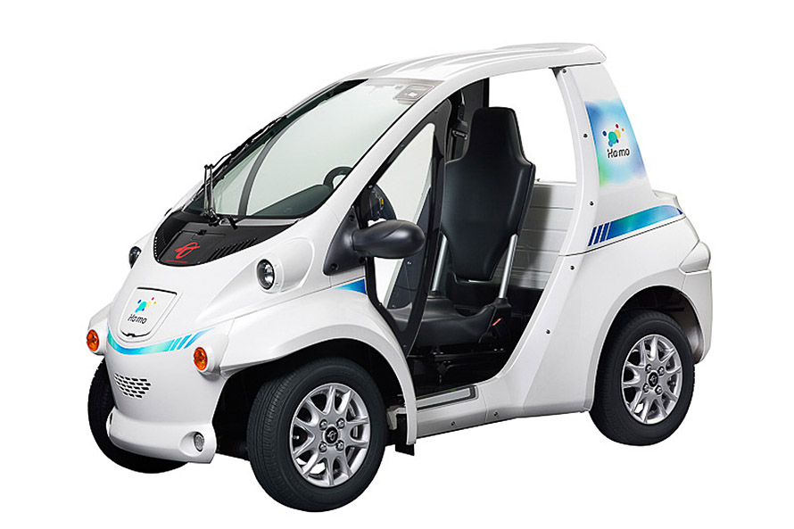 都内でちょい乗りに使える超小型電気自動車のシェアリングサービス Times Car Plus Ha Mo トヨタ自動車のクルマ 情報サイト Gazoo