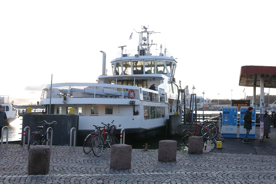 HSLが運行する観光名所「スオメリンナ島」へのフェリーもアプリで乗船が可能