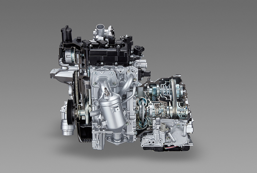 1.0Lエンジン＆Super CVT-i（1KR-FE）