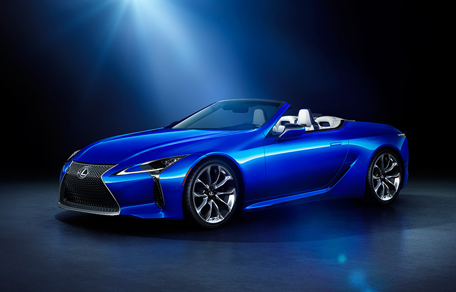 LC500 Convertible特別仕様車“Structural Blue”（ストラクチュラルブルー）